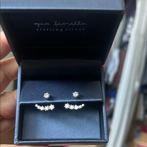 Sterling Silver Earrings Set
